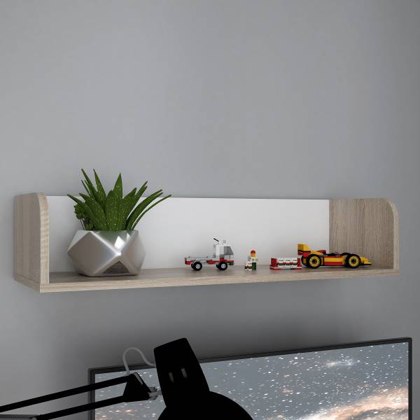 Wandboard Sibert Weiß / Eiche Sonoma Dekor