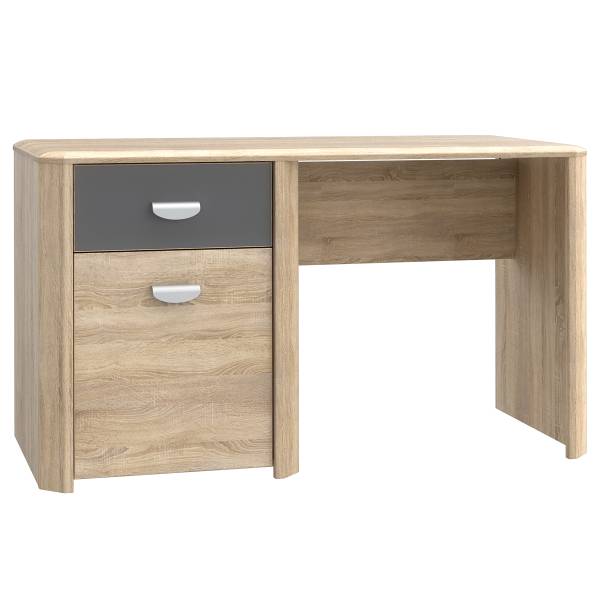 Bureau Kadori mat grijs/Sonoma eikenhouten look