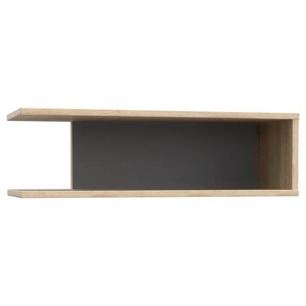Wandplank Kadori mat grijs/Sonoma eikenhouten look
