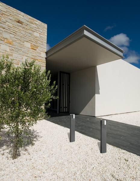 Padverlichting Acqua aluminium/acrylglas - grijs
