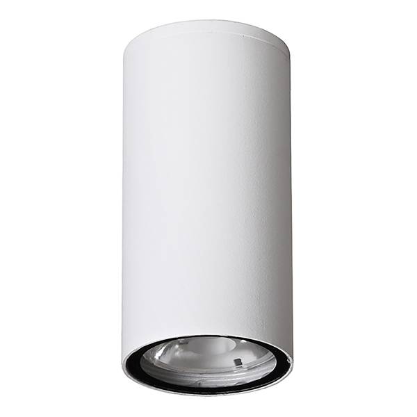 Outdoor-plafondlamp Ceci aluminium/transparant glas - wit - 6 x 6 cm