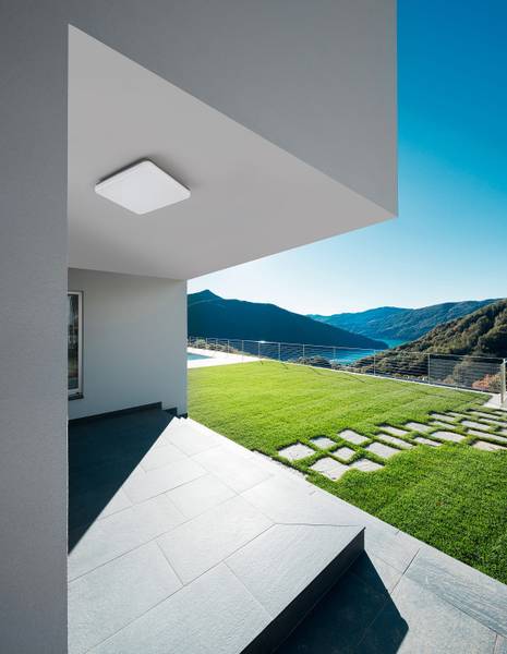 Outdoor-plafondlamp Tommy ABS - grijs