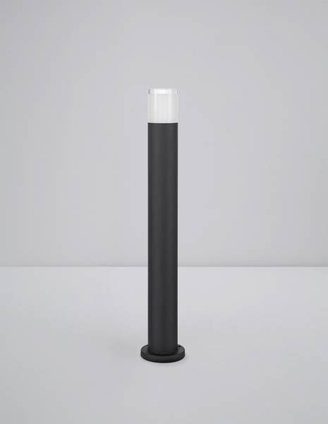 Luminaires de chemin Noten Aluminium / acrylique - Noir - Hauteur : 80 cm