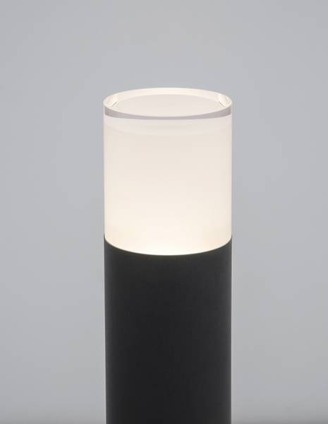 Luminaires de chemin Noten Aluminium / acrylique - Noir - Hauteur : 80 cm