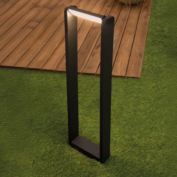Lampe de chemin Volvel Aluminium / acrylique - Noir
