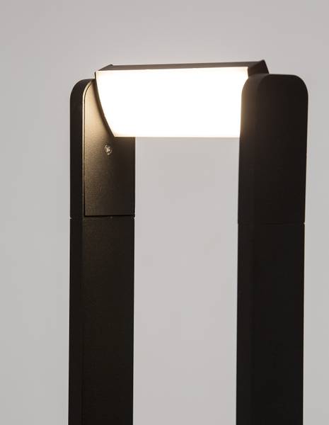 Lampe de chemin Volvel Aluminium / acrylique - Noir