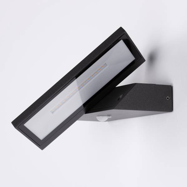 Außenwandleuchten Prim Aluminium / Klarglas - Anthrazit