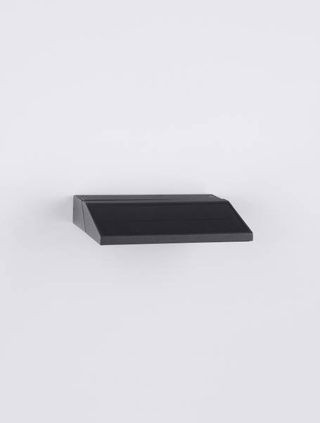 Außenwandleuchten Prim Aluminium / Klarglas - Anthrazit