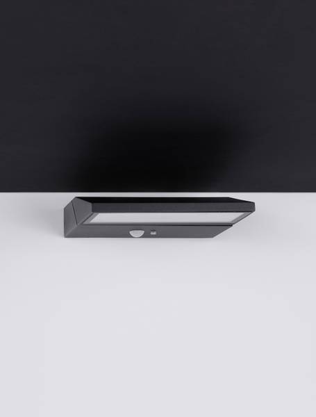 Außenwandleuchten Prim Aluminium / Klarglas - Anthrazit
