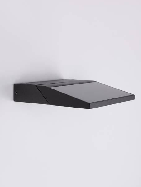 Außenwandleuchten Prim Aluminium / Klarglas - Anthrazit