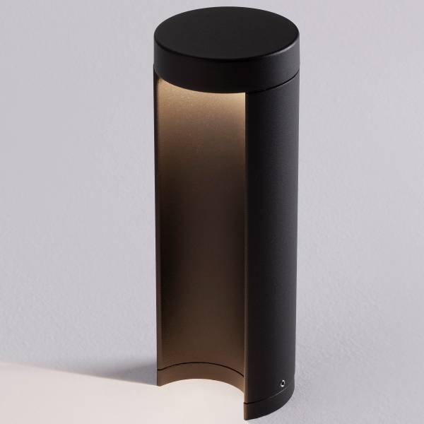 Wegeleuchte Tien Aluminium - Schwarz - Höhe: 25 cm