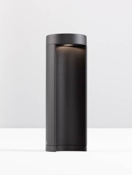 Wegeleuchte Tien Aluminium - Schwarz - Höhe: 25 cm