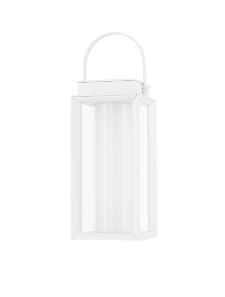 Wegeleuchte Verhal Aluminium / Milchglas - Weiß - Weiß