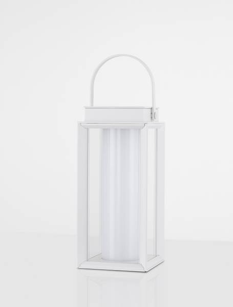Wegeleuchte Verhal Aluminium / Milchglas - Weiß - Weiß