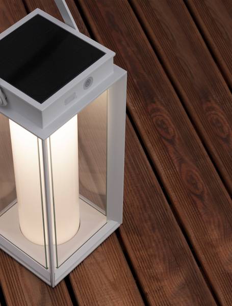 Wegeleuchte Verhal Aluminium / Milchglas - Weiß - Weiß