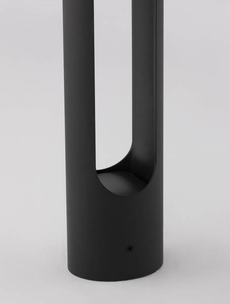 Wegeleuchte Ellery Aluminium - Schwarz - Höhe: 80 cm