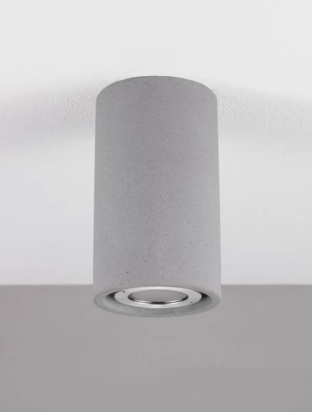 Außendeckenleuchte Emile Aluminium - Grau