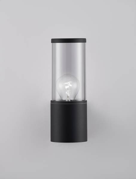 Außenwandleuchte Zosia Aluminium / Acrylglas - Anthrazit