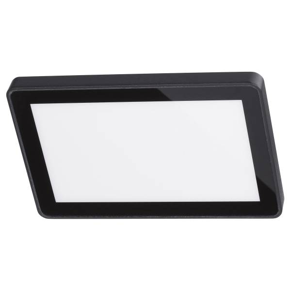 Außenwandleuchte Nobu Aluminium / Milchglas - Schwarz