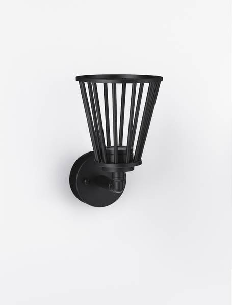 Außenwandleuchte Carina Aluminium - Schwarz