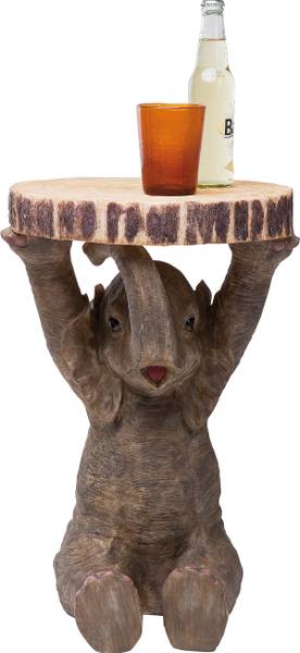 Tavolino Animal - Elefante Beige / Grigio