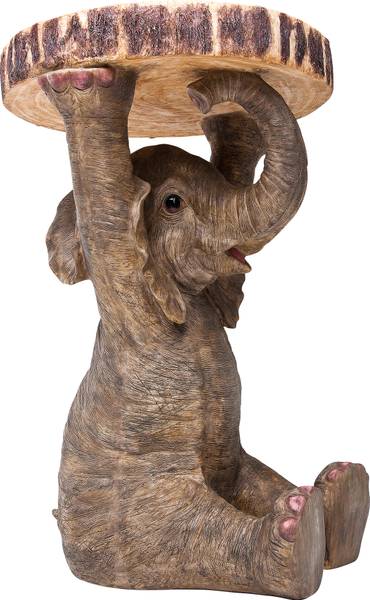 Tavolino Animal - Elefante Beige / Grigio