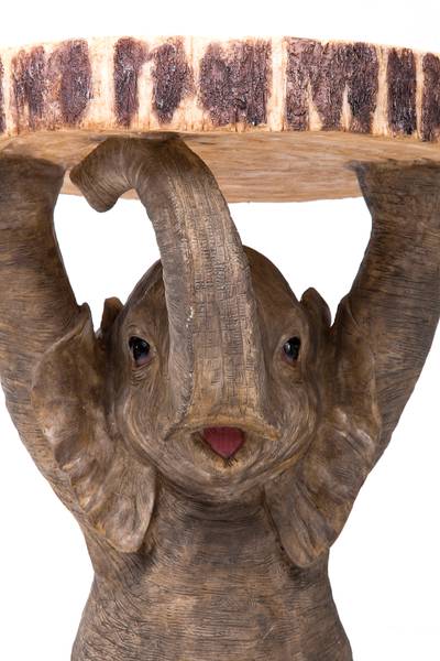 Tavolino Animal - Elefante Beige / Grigio