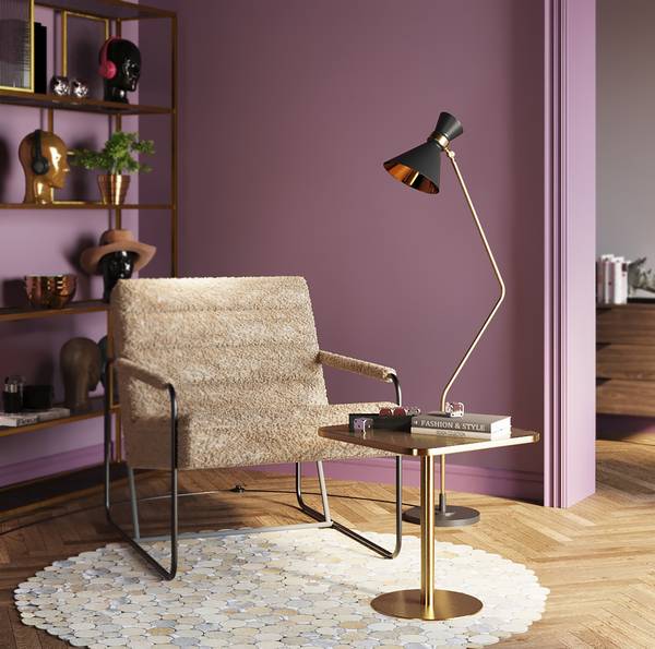 Beistelltisch Julie Metall - Gold