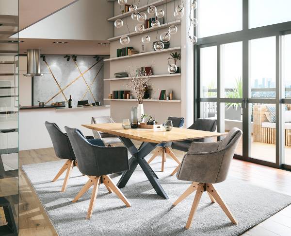 Esstisch BUSERU mit Massivholzplatte kaufen