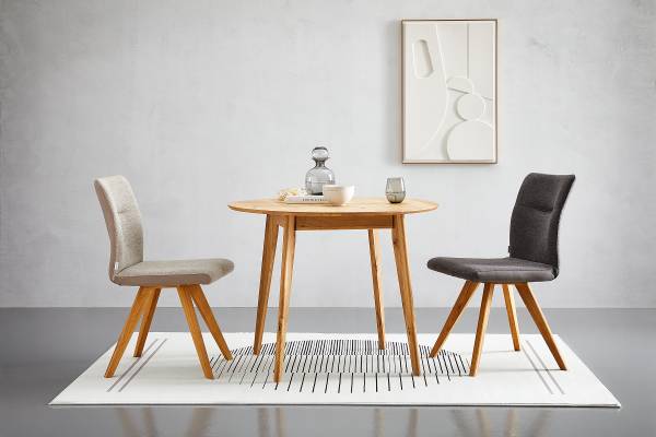 Tavolo da pranzo legno massello KULEVE Rovere massello