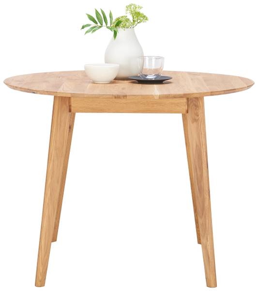 Tavolo da pranzo legno massello KULEVE Rovere massello