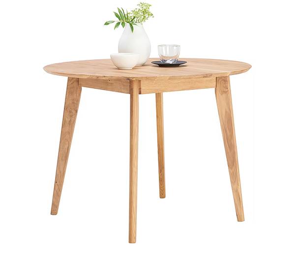 Tavolo da pranzo legno massello KULEVE Rovere massello