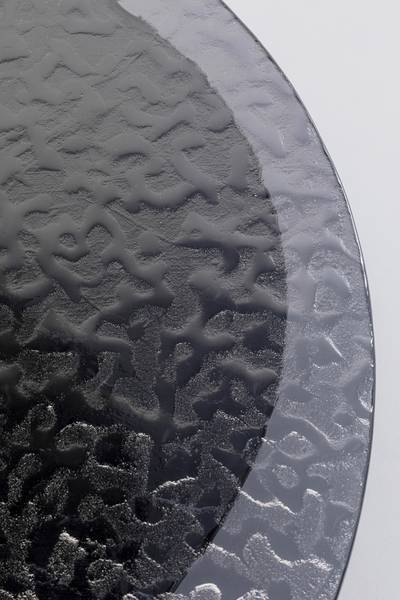 Couchtisch Beverly Glas / Metall - Grau / Schwarz