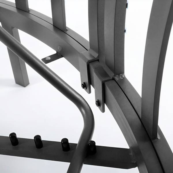 Daybed Nestro Aluminium / Webstoff - Grau