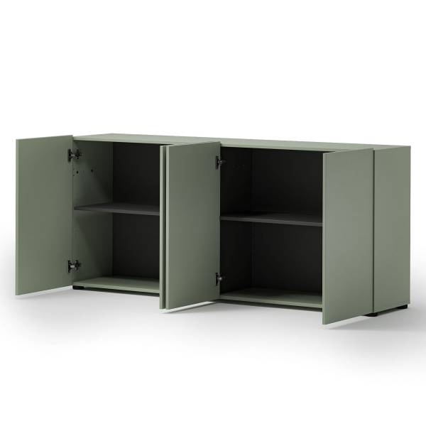 Dressoir Dachan salie - Breedte: 180 cm