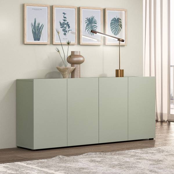 Dressoir Dachan salie - Breedte: 180 cm