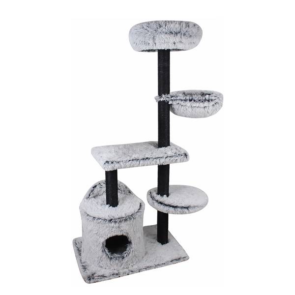 Albero tiragraffi Lia Poliestere - Grigio