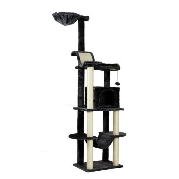 Albero tiragraffi Travel poliestere - Grigio