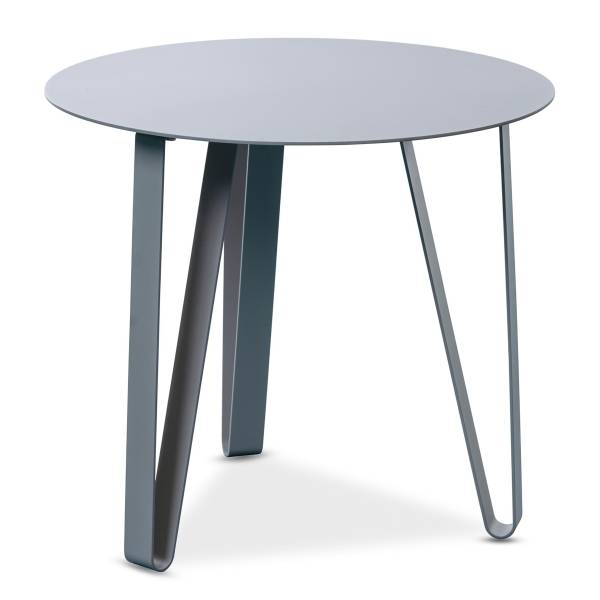 Bijzettafel Modote metaal - lichtgrijs