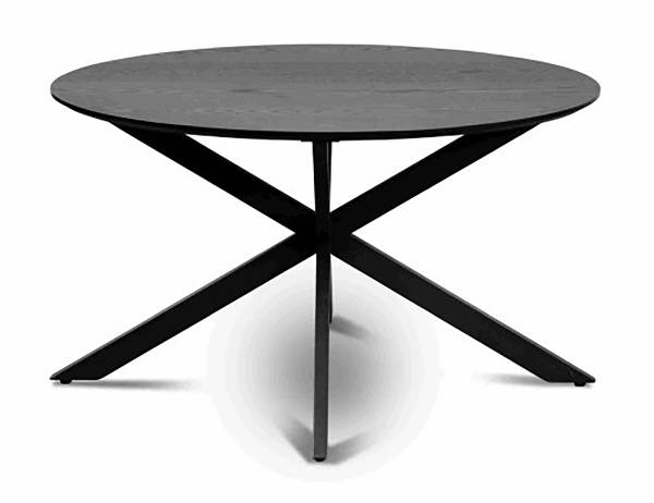 Tavolino da salotto Sehdai Effetto marmo nero / Nero