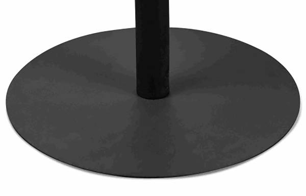 Tavolino da salotto Maysir - 48 cm Effetto frassino nero / Nero