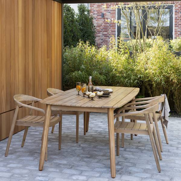 Tavolo da giardino Tobulo Acacia massello