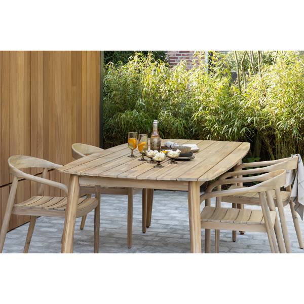 Tavolo da giardino Tobulo Acacia massello