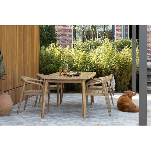 Tavolo da giardino Tobulo Acacia massello