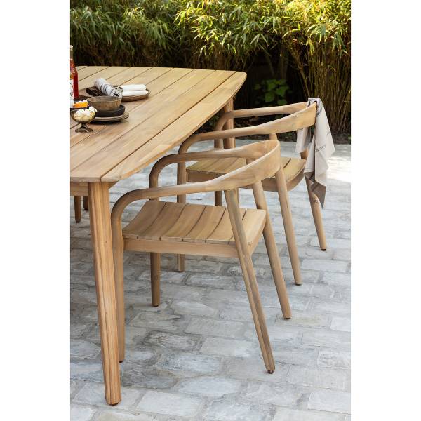 Tavolo da giardino Tobulo Acacia massello