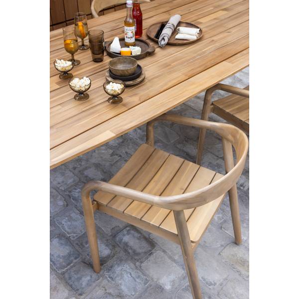 Tavolo da giardino Tobulo Acacia massello