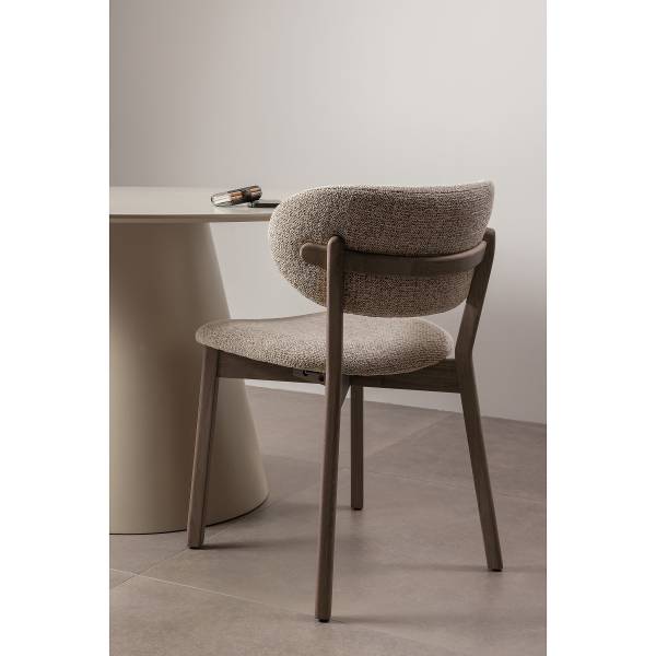 Set di 2 sedie da pranzo Henina Color grigio chiaro