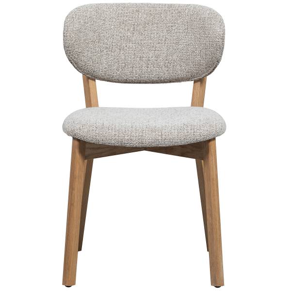 Set di 2 sedie da pranzo Henina Color grigio chiaro