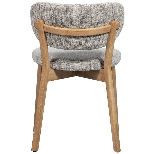 Set di 2 sedie da pranzo Henina Color grigio chiaro