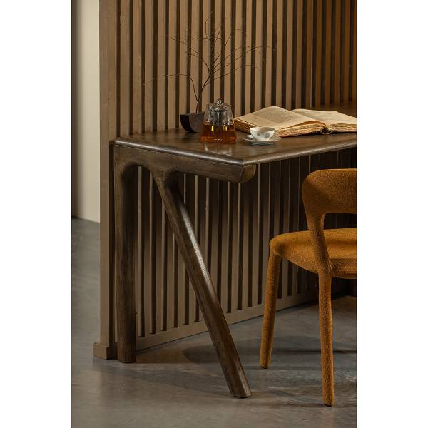 Massiver Schreibtisch Iobela Mango massiv